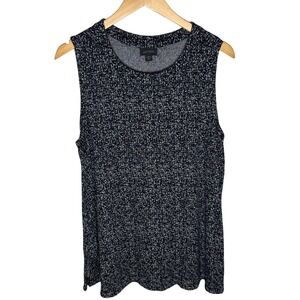 J. Jill Black and White Tank Top
